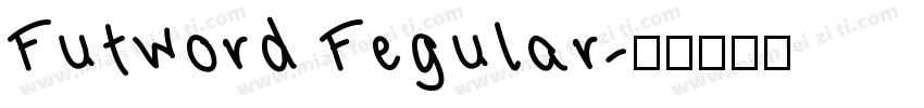Futword Fegular字体转换